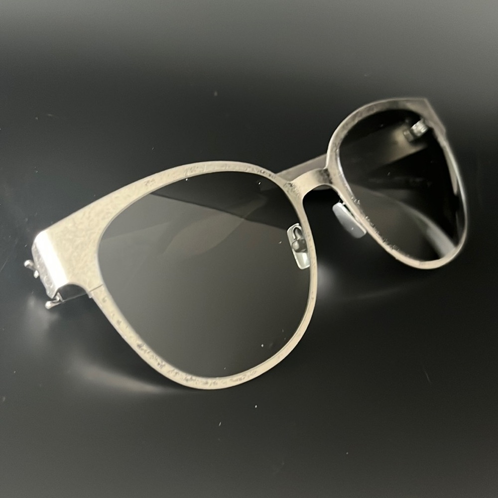Brushed Metal YSL Sunglasses